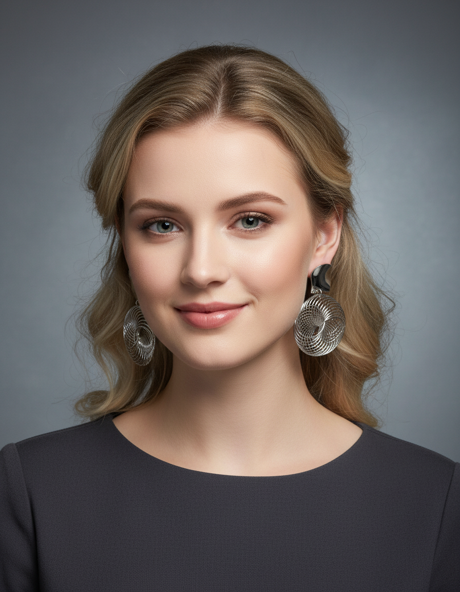 Stellar Slinky 18K Silver Earrings