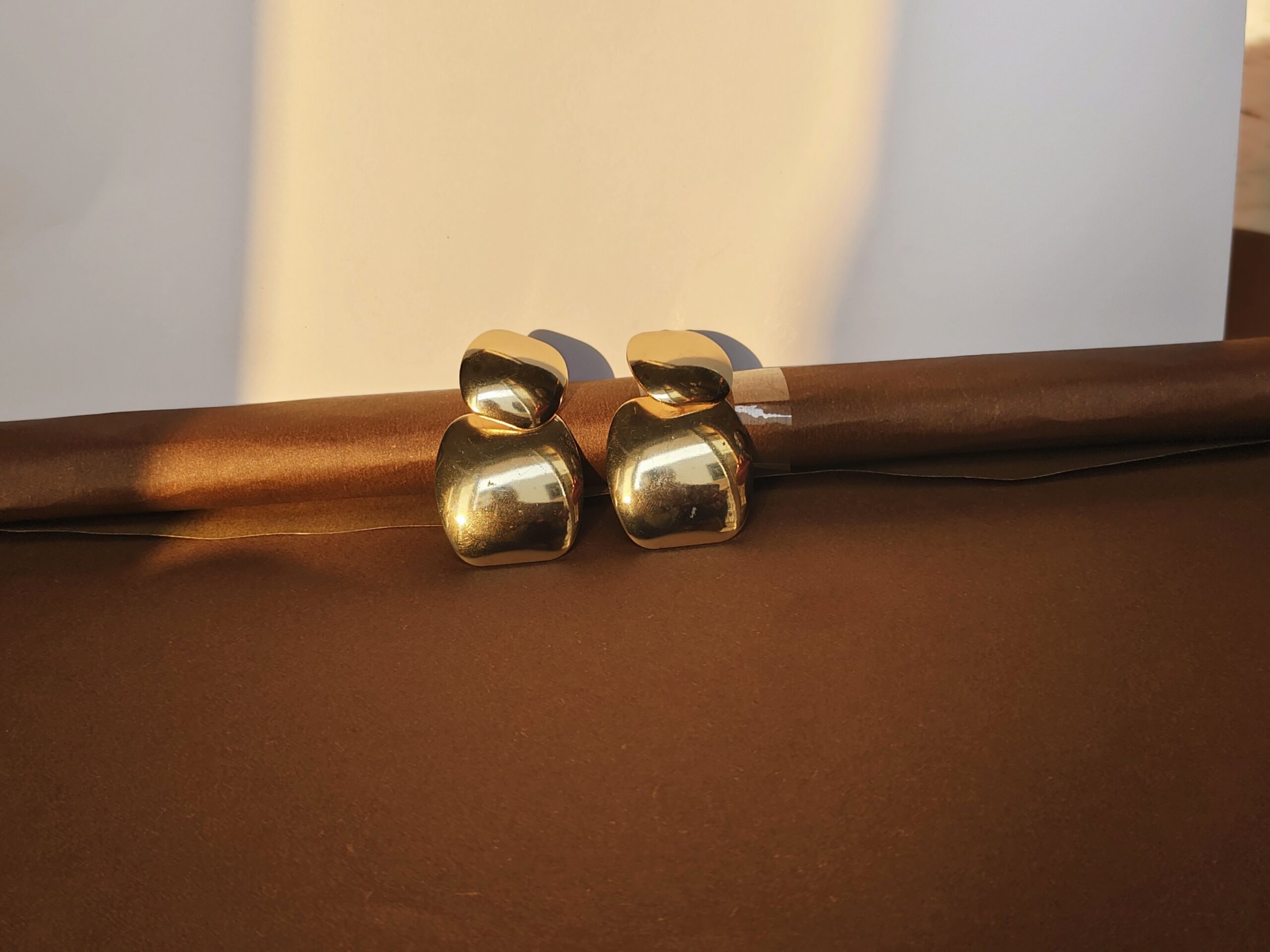 Stellar Spark 18K Gold-Plated Star Earrings