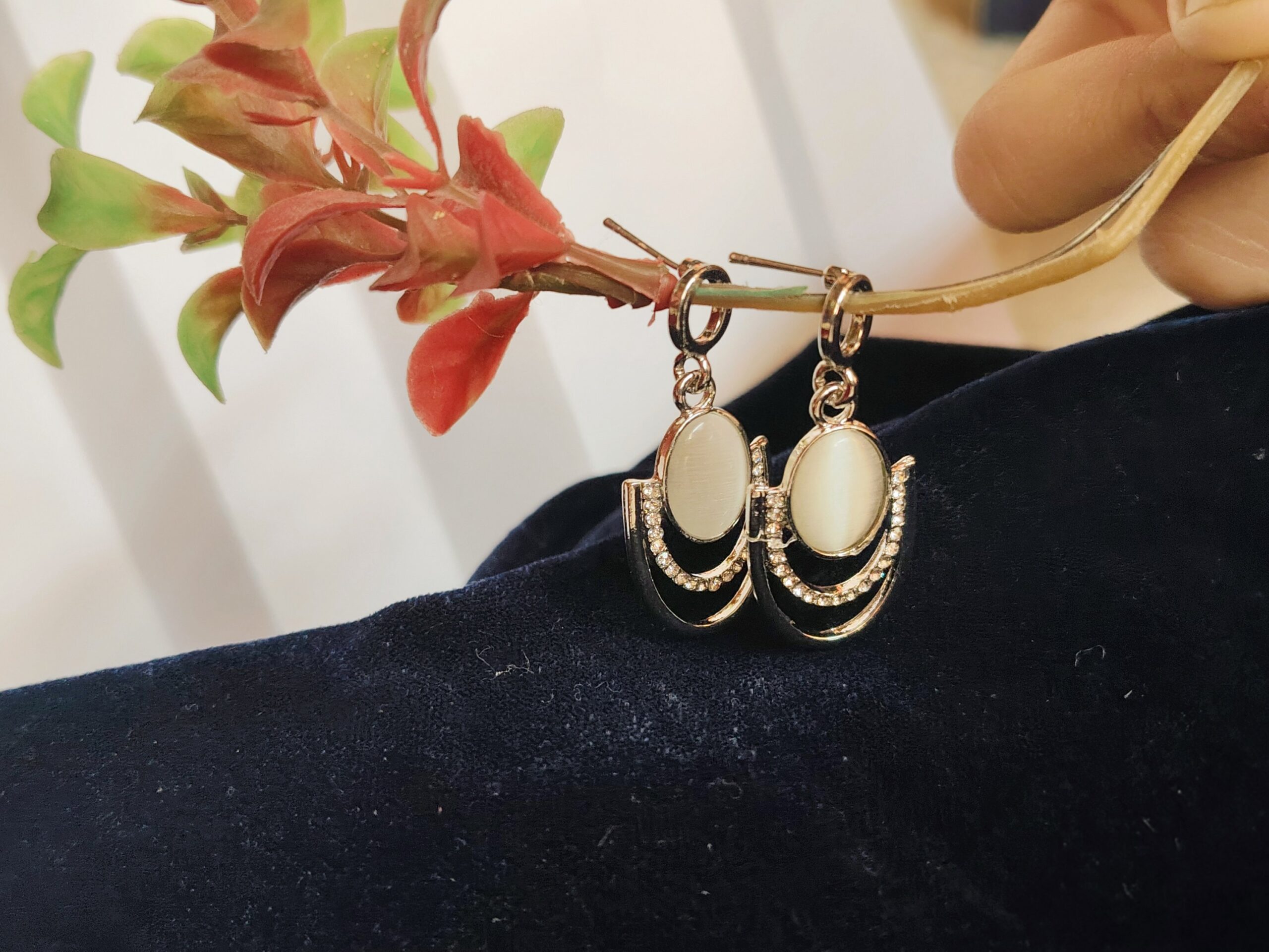 Blush Rose 18K Rose-Gold Plated Earrings