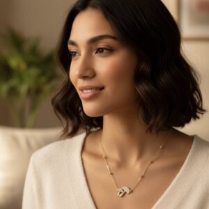 Mystic Mushroom 18K Gold-Plated Pendant