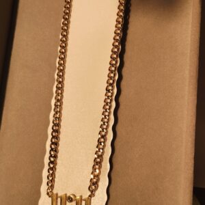 11:11 Manifestation 18K Gold-Plated Pendant With Heavy Chain