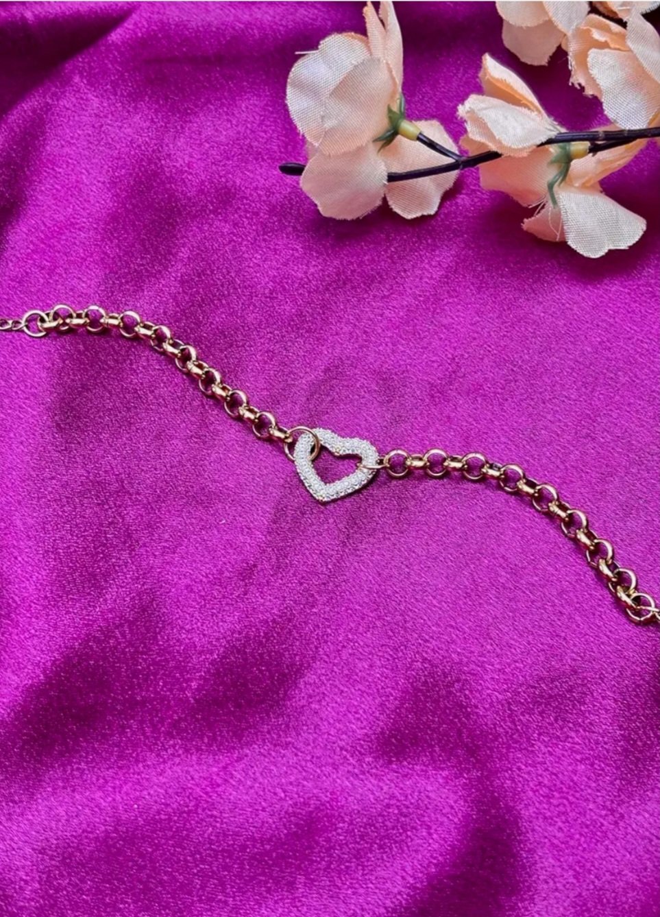 Eternal Heart 18K Gold-Plated Bracelet - Image 2