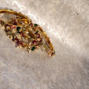Regal Traditions Indian 18K Gold-Plated Bangles