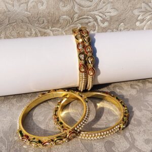 Heritage Glow Traditional Gold Bangles