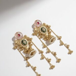 Royal Kashmiri Zari Jhumka Earrings