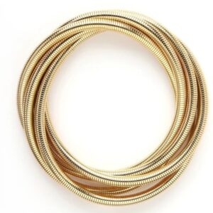 Omega Snake Cobra Wide Bangle Twisted Bracelet