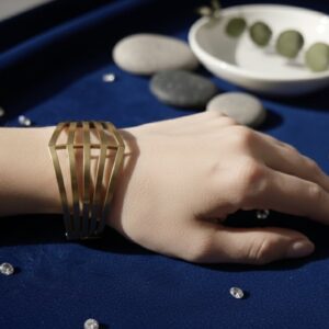 Aurelia Cage 18K Gold-Plated Bracelet