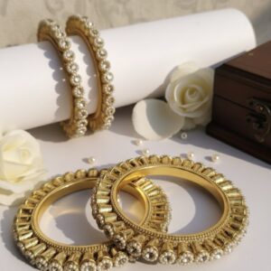 Royal Heritage Gold-Plated Bangles